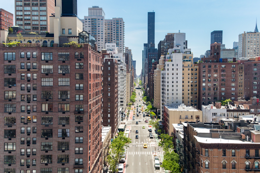 View of NYC street